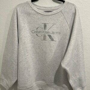 Calvin Klein Jeans Light Gray Pullover
